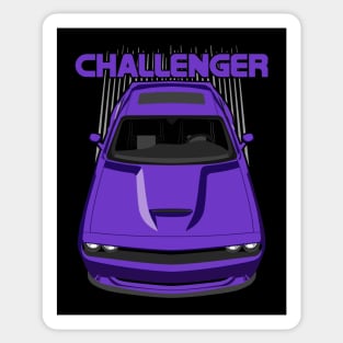 Challenger - Purple Sticker